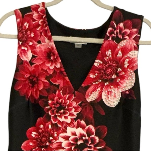 Calvin Klein black & red flower prints size 8‎ - Picture 5 of 9
